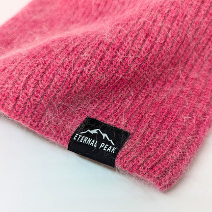 Snowy Beanie - Raspberry