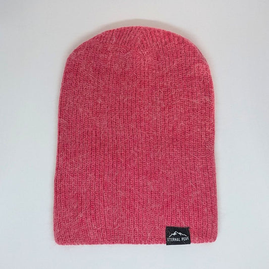 Snowy Beanie - Raspberry