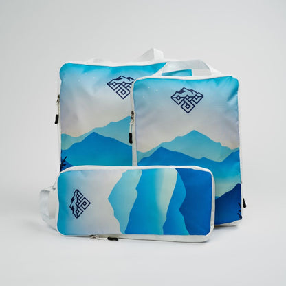 Packing Cubes 3pk - Misty Mountain Blue