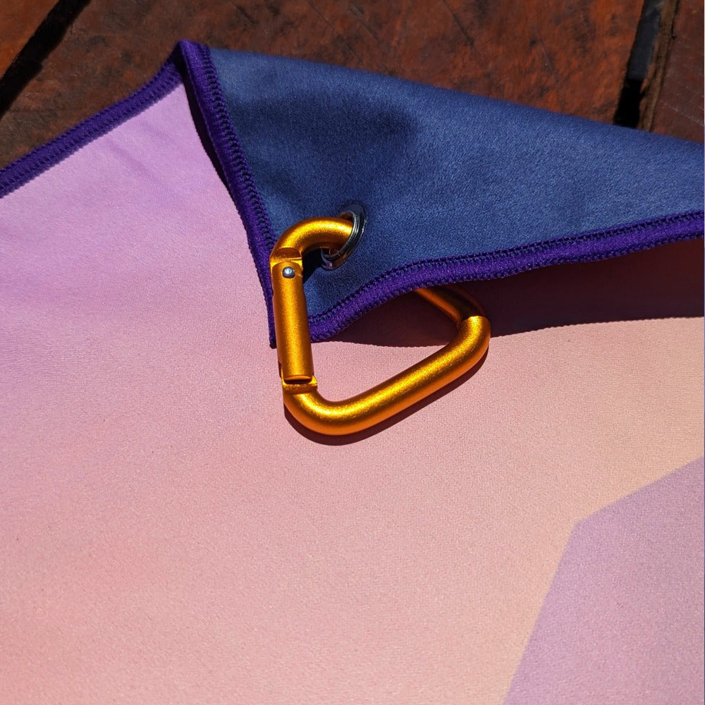 Recycled Travel Towel - Dusk Purple