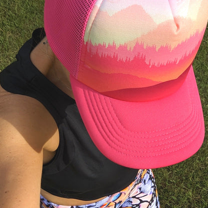 Sunrise Pink Trucker Hat