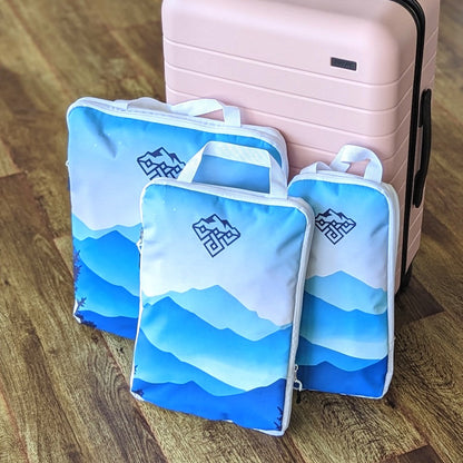 Packing Cubes 3pk - Misty Mountain Blue